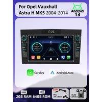 Autoradio Head Unit 2 Din Android Radio for Opel Vauxhall Astra H MK5 2004-2014 Carplay Android Auto 7" Car Multimedia GPS WIFI