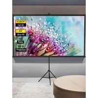 Voltsify 60-inch Portable 16:9 Projector Screen with Tripod Stand