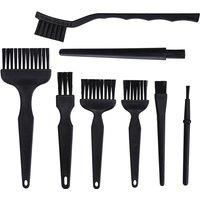 8 in 1 ESD Safe Anti Static Brush Detailing Cleaning Tool for Mobile Phone Tablet PCB BGA Repair Work