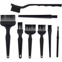 8Pcs Anti Static Brush Set ESD Safe Cleaning Tool for Mobile Phone Tablet PCB BGA Repair Work Electronic Maintenance