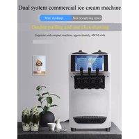 Soft Ice Cream Machine Serve Yogurt Maker 3 Flavors Fridge to Make Electric Ice Cream 42L/ H Gallons Per Hour Commercial Aotu Ic