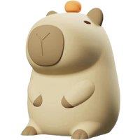 Cute Capybara Night Light Novelty Dimmable Nursery Nightlight Rechargeable Touch Lamp Silicone Pat Lamp for Kids Room Decor