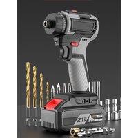 Brushless Lithium Battery Multi-Function Household Electric Screwdriver Electric Drill Bit Patuopro Parafusadeira 전동드라이버