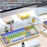 Lofree Wireless Mechanical Keyboard Mouse Set TypeC Bluetooth 2.4G 3-Mode Gaming Keyboard USB Recharge 68/100 Keys for PC Laptop