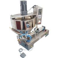 Paste Liquid Filling Machine Stainless Steel Heating Stirring Type Quantitative Filling Machine Hopper With Heating And Stirring