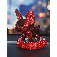 Car Air Freshener Ornament Metal Shake Head French Bulldog Diamond Fragrance The Car Inside Air Condition Accessories Interior