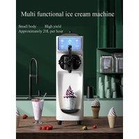 Single Head 3.8L Soft Ice Cream Machine One-Button Intelligent Cleaning Ice Cream Machine Commercial Soft Ice Cream Maker