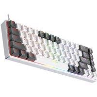 B.O.W G68 Wired Mechanical Keyboard Gaming Keyboard 68 Key Layout Key Line Separation Full Key Pluggable Axis Colorful Backlight
