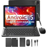 New Android 10.1-inch tablet, supports Google Play, quad-core processor, 12GB (3+9) RAM, 64GB ROM, Bluetooth, 6000mAh battery