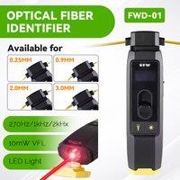 Fiber Optic Identification Instrument Fiber Direction Identification Power Detector Rechargeable with 10mW Red Light Source