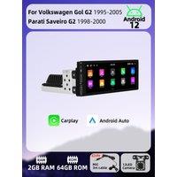 Android Car Multimedia for VW Volkswagen Gol G2 1995-2005 Parati Saveiro G2 1998-2000 6.86" Screen 1 Din Radio Stereo Head Unit