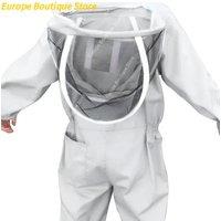 Full Body Beekeeping Clothing Professional Beekeepers Bee Protection Beekeeping Suit Safty Veil Hat Dress All Body Equipment