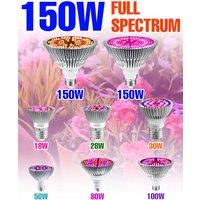 150W LED E27 Plant Grow Light Bulb AC 220V E14 Full Spectrum Indoor Flower Potted Succulent Cultivation Lamp 110V Fill Lighting