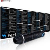 EXCO Perl Programming Mouse Pad Large for System Administration Web Development Engineer Shortcuts Mousepad Computer Desk Mat