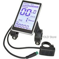 M5 Electric Bike LCD Display Screen 5-pin E-Bike Speedometer Screen Control Panel Electric Scooter Bicycle Ebike Accessories