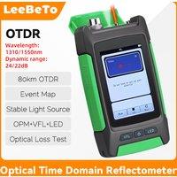 AUA-68 OTDR 1310/1550nm 80km 24/22dB Fiber Optic Cable Tester Optical Loss Test Optical Time Domain Reflectometer with VFL OPM