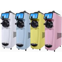 Commercial Soft Ice Cream Machine Desktop Single Head Ice Cream Makers Fruit Sundae Ice Cream Vending Machine 1000W