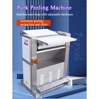 Automatic Fresh Beef Jerky Slicer Flake Pork Meat Pork Skin Peeling Machine Meat Slicer