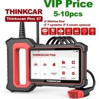 Wholesale 5pcs THINKCAR Thinkscan Plus S7/S6/S4 OBD2 Scanner Transmission/ABS/SRS Diagnosis Code Reader Automotive Car Tool