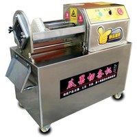 Electric Potato Chips Cutter French Fries Vegetable Cutting Machine Stainless Steel With 2 Blades