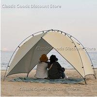 New Portable Camping Tent 24 Person for Beach Park Waterproof Sun Shelter Shade Canopy Awning for Outdoor Fishing Family Arch