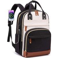 AkooluRu Fashionable Large Capacity Laptop Backpack Double Shoulder Travel School Bag for College Handbag