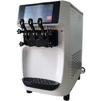 Electric Soft Ice Cream Machine Commercial Ice Cream Maker Desktop Sweet Cone Freezing Equipment