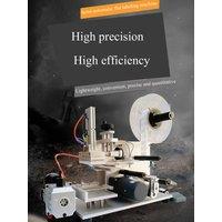 PBOBP Semi-Automatic Table-Top Electric Manual Labeling Machine For Flat Side Square Bottle Labeling Sticker Labeling Machine