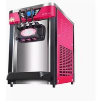 Desktop Two Colors Ice Cream Machine Stainless Steel Soft Ice Cream Maker For Cold Drink Shops Yogurt Ice Cream Machine
