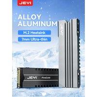 JEYI M.2 SSD Aluminum Alloy Ultra-Thin 6mm Heat Sink 237W/(MK) High Thermal Conductivity Suitable For Pc/PS5/Laptop/ITX