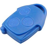 OHMSEN Blue 3 Button Remote Headed Car Key Fob Case Replacement Shell for Ford Transit MK7 Connect 2006-2014