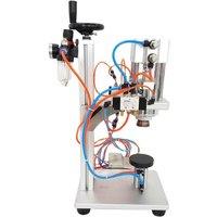 Small Semi-Automatic Pneumatic Perfume Bottle Cap Locking Machine Desktop Perfume Bottle Cap Tightening Machine