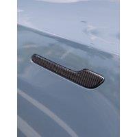 For Tesla 2025Model3 Y Car Door Handle Wrap Cover Decorative Stickers Anti-scratch ABS Protector Matte carbon fiber pattern