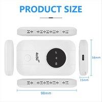 Hot Sale LTE 4G 5G Modem Router, 300Mbps Hotspot Up to 10 Devices, SIM Card Slot, 2100mAh Battery, for Travel, Business Trip