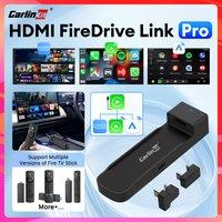 CarlinKit FireDrive Link Pro For Fire TV Stick Support Wireless CarPlay Android Auto HDMI TV Streaming Box Car Entertainment Box