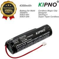 4300mAh Replacement Battery for Wahl 93837-001 93837-200 Cordless Magic Clip Designer Super Taper Shaver