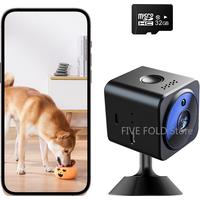 WiFi Security Camera 1080P Magnetic Mounted Two Ways Audio Infrared Night Vision Smart Camera