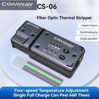 Rechargeable COMWAY CS-06 Hot Stripping Pliers Applicable to 1-12 Core Optical Fiber Bundle Bare Fiber Tail Fiber