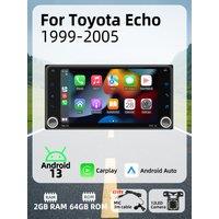 2Din Car Radio Carplay Android Auto Android Car Multimedia for Toyota Echo 1999-2005 7 Screen Stereo Head Unit GPS Navigation