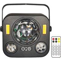 5IN1 Effect Water Wave Pattern Party Light Magic Ball Light Stage Strobe Lights Remote Control Laser Light Projector for Dj Bar