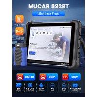 Lifetime Free Update MUCAR 892BT obd2 Diagnostic Tool OBD2 Scanner All System CAN FD/DOIP 34 Reset ECU Coding FCA Access 4+64GB