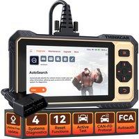 Lifetime Free Update THINKSCAN 662 OBD2 Scan Tool Support CAN FD, Bi-direction Actuation Test 4 System Diagnosis 12 Reset