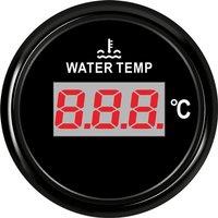 52mm Digital Water Temperature Gauges 40~120℃ Water Temp Meters 287.4-22.4ohm for Auto Ships Agricultural Machinery Engines