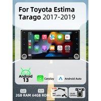 Android Car Multimedia 2Din Car Radio Carplay Android Auto for Toyota Estima Tarago 2017-2019 7" Stereo Head Unit GPS Navigation