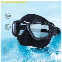 Professional anti-fog HD large frame fashion free diving mask snorkeling equipment full face large frame scuba diving goggles