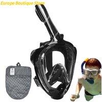 Snorkeling Diving Mask Underwater Scuba Anti-Leakage Full Face Snorkel Mask Anti Fog Goggles For Kids Adult Swimming Equipment