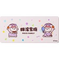 Akko Cute Animal Theme Keyboard Mouse Pad 900X400mm Large Anti-Slip Rubber Gaming MousePad Thick Seam Edge for Office and Gaming