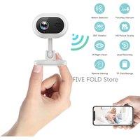 1080P mini Smart WiFi IP Camera Indoor Wireless Home Security AI Human Detect CCTV Surveillance Camera 2MP Auto Tracking Cam