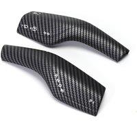 Steering Wheel Shift Protection Cover For Tesla Model 3 Model Y ABS Car Column Carbon Fiber Shift Knob Cover Decoration Sticker