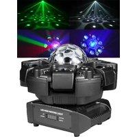 Dj Party Laser Lights 120W 5IN1 Effect Magic Ball Moving Head Light Stage Strobe Light DMX Control LED Beam Moving for Disco Bar